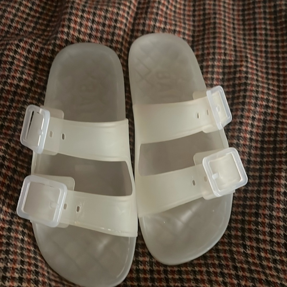 Balenciaga Mallorca sandal size 10, worn as shown